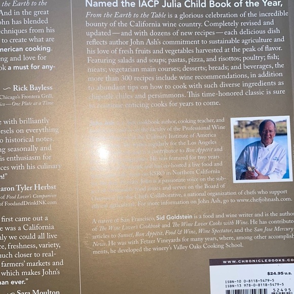 From the Earth to the table John Ash’s wine country cuisine cookbook - Picture 2 of 4
